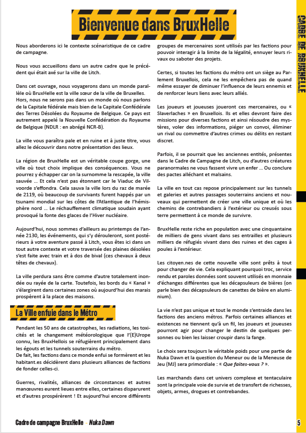 Nuka Dawn - Cadre de Campagne de Bruxelles – Image 7