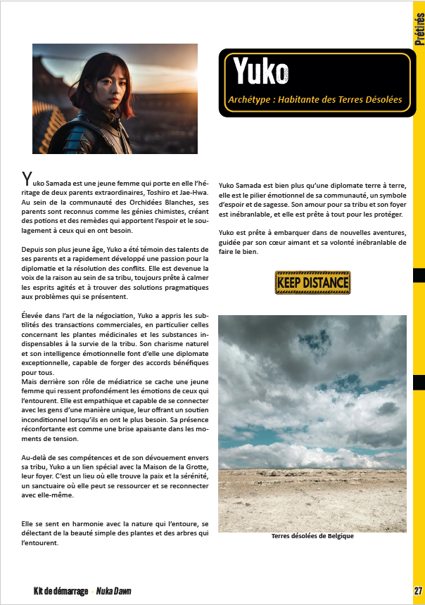 Kit de démarrage et supplément de fiche de personnage Samuel Boyet – Image 3